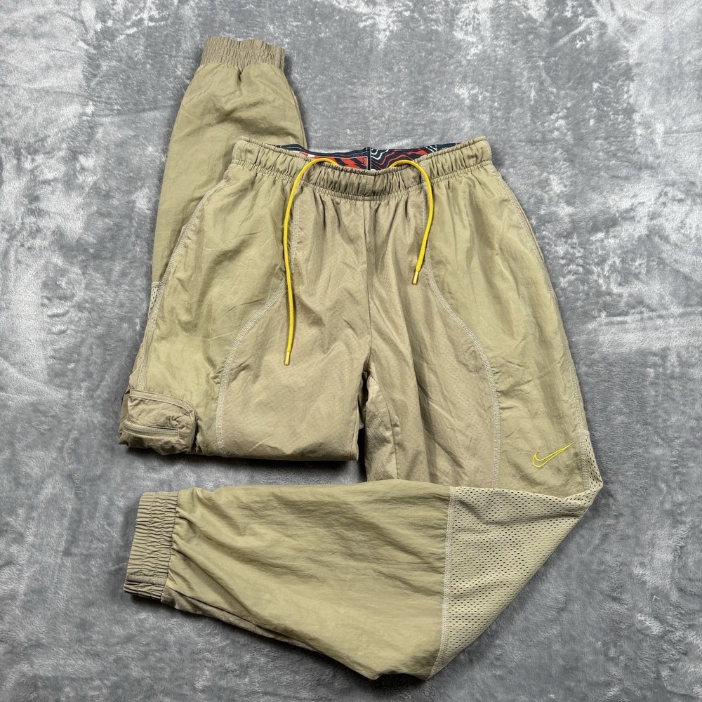 Vintage Nike Sportswear Training Pants Tan Team Orange Men's Small CU5001-342